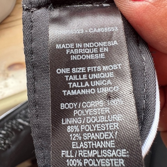 Bundle of 2 Nike Just Do It Dri Fit Visor Hat Cap Adult Size M/L White Strapback - Picture 6 of 9